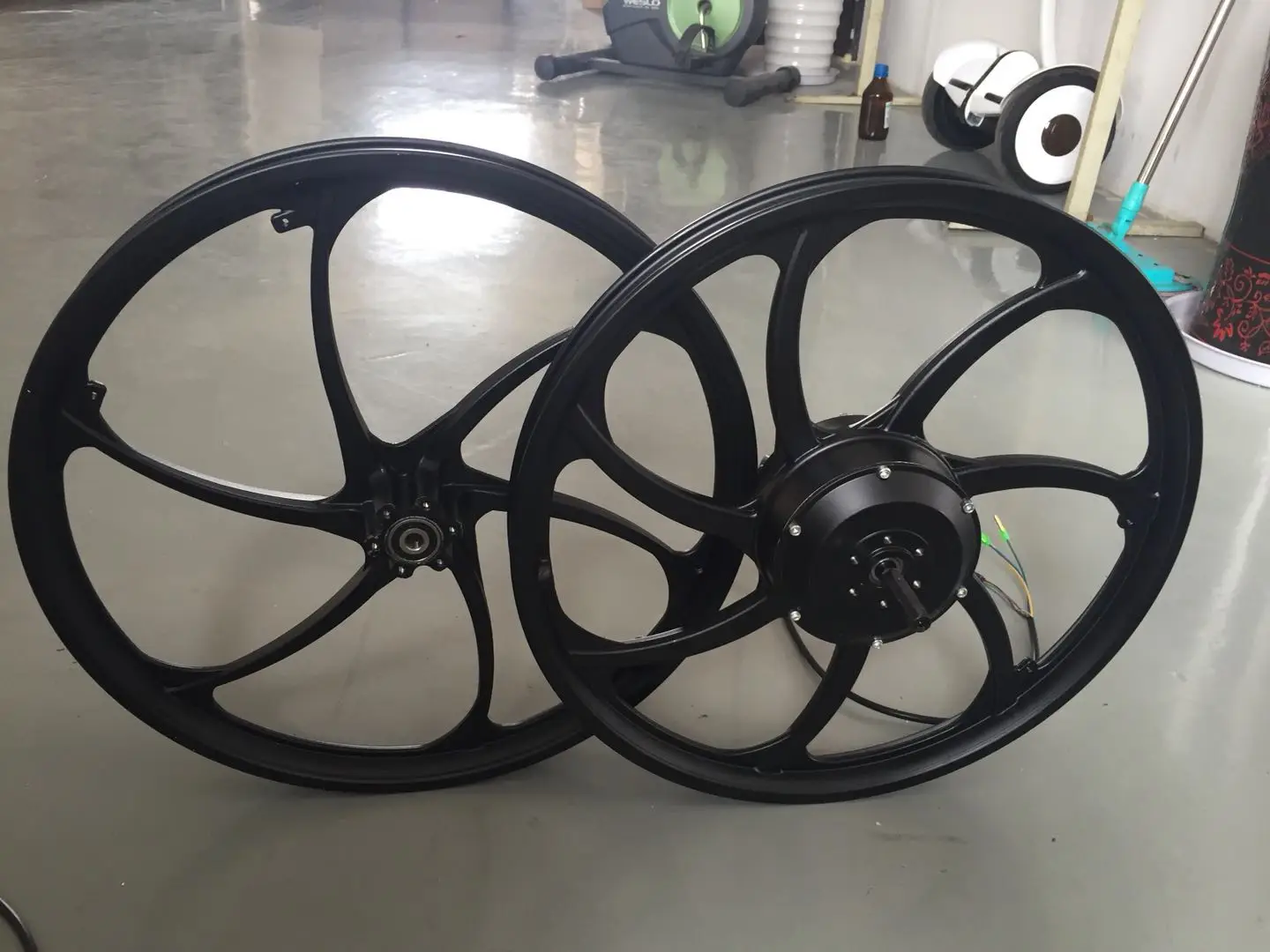 36v 48v 250w 350w Electric Rear Wheel Hub Motor With Front Wheel Kit