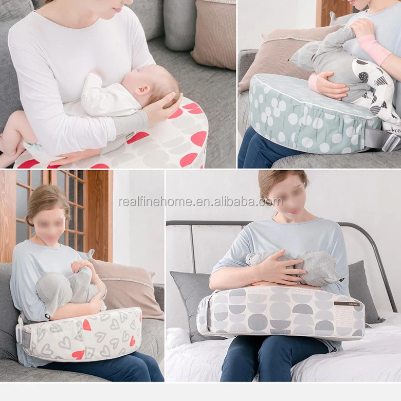 Calm Baby Coussin d'allaitement avec taie d'oreiller 100 % coton Dimensions : 55 x 38 cm Disponible dans de nombreux modèles Certifié Öko-Tex Standard 100 