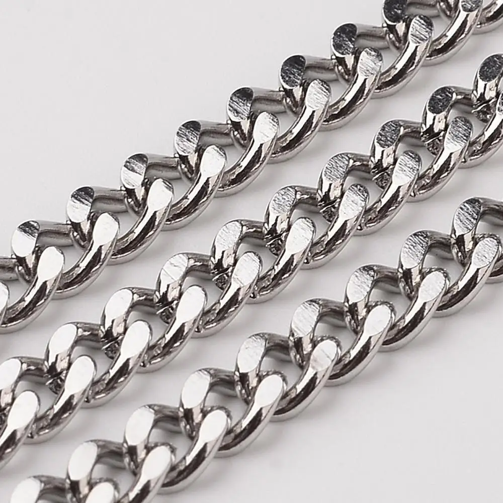 

Pandahall 304 Stainless Steel Cuban Chain Jewellery Chain