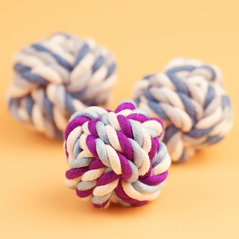 

Wholesale high quality Pet cotton rope chewing toys dog chew toy tooth brush, Sku13