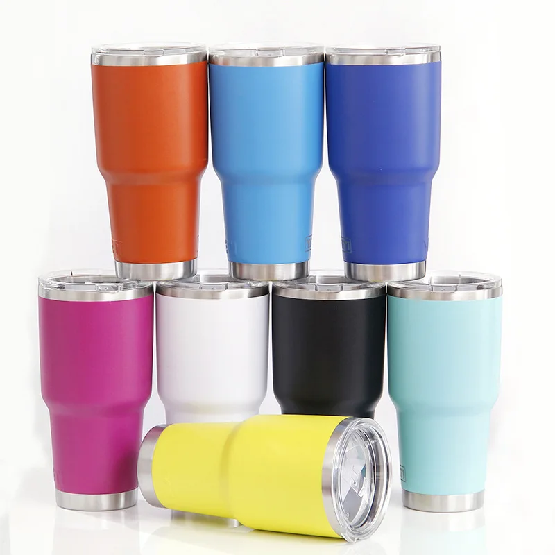 

New Promotion Item RTS 30oz Tumbler Double Walled Insulated Vacuum Coffee Mugs Stainless Steel Tumbler Cups, Customized color