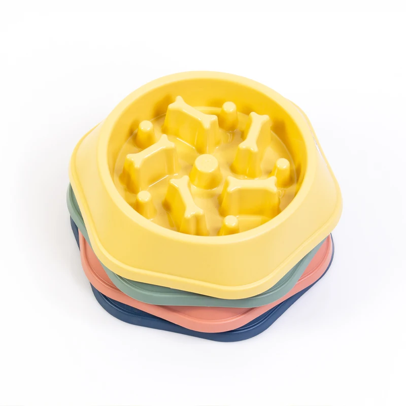 

Hot Sale Prevent Choking Pet Non Slip Cat Bowl Silicone Pet Bowl Puppy Slow Feeder Bowl, Solid