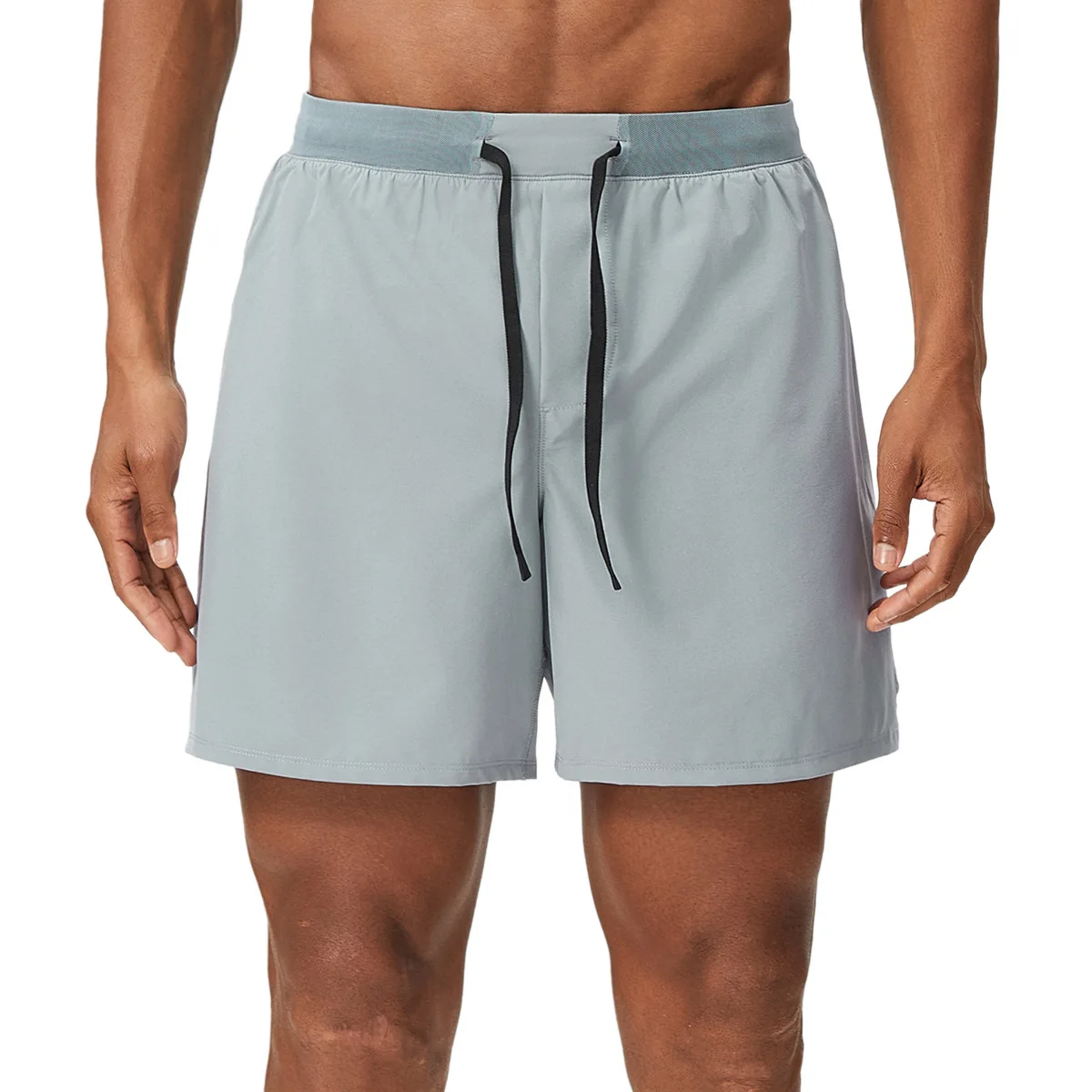 Double Layered Men's Sports Running Quick Drying Breathable Shorts Double Layered Outdoor Sports Fitness Tennis Shorts