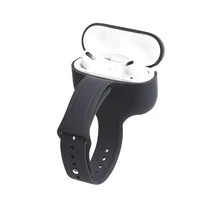 

2020 Super Hot Factory Price Wireless Silicone Earphone Protective Case for I Phone Airpods Pro 3 Cover With Watch Wrist Band