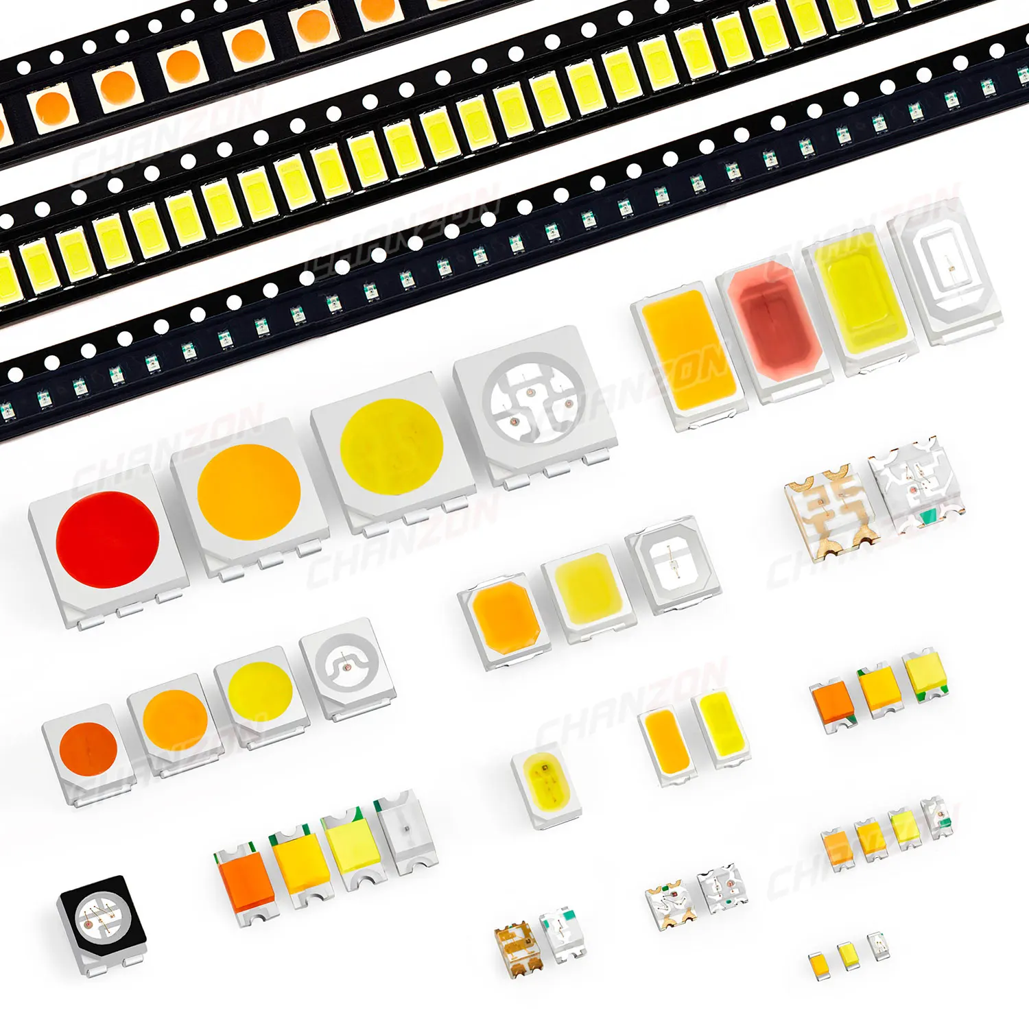 0402 0603 0805 1206 3014 3020 3528 2835 3535 5050 5630 5730 White Red Green Blue RGB UV 3V 9V Light Lamp Bead Diode SMD LED Chip