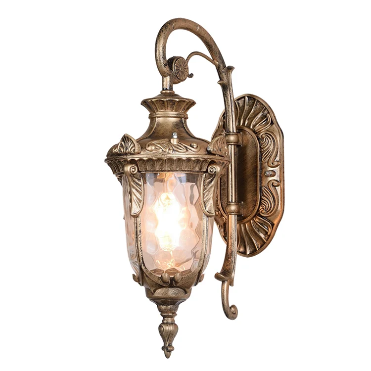 Antique style vintage wall lamp popular European outdoor wall light aluminum garden light