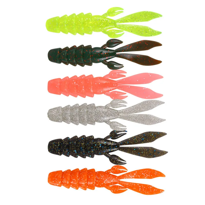

Peche Pesca Soft Bait Freshwater Artificial Fishing Lure, 6colors
