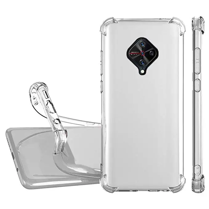 

XINGE For Vivo S1 Pro Back Cover,Transparent Clear Shockproof Tpu Mobile Phone Case For Vivo S1 Pro Case Fundas Celular