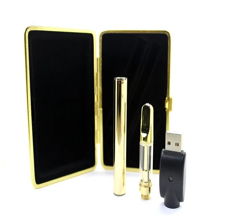 classic hot automatic Rechargeable  510 vapor pen gold case