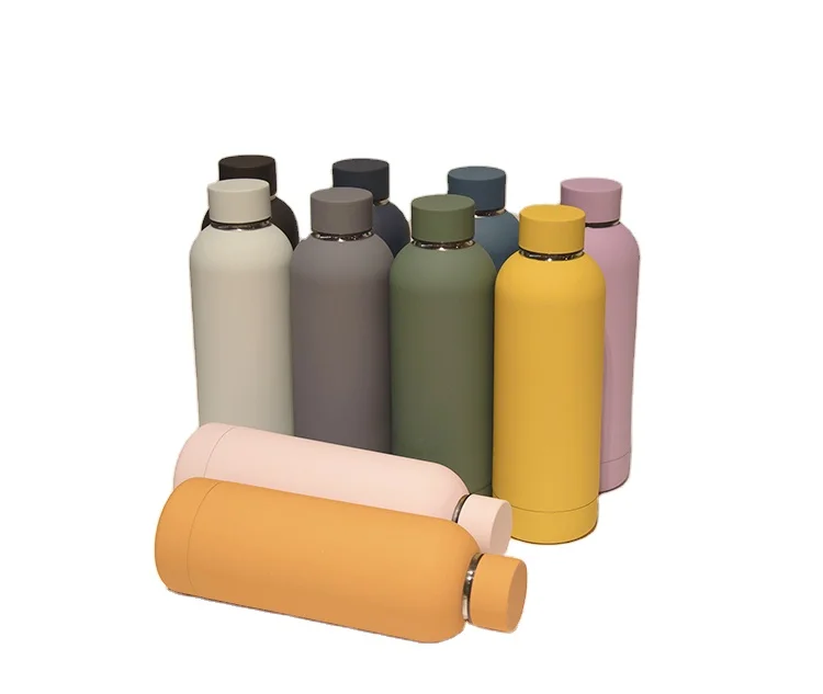 

Customized double wall vacuum stainless steel water bottle forsted insulated stainless steel cup