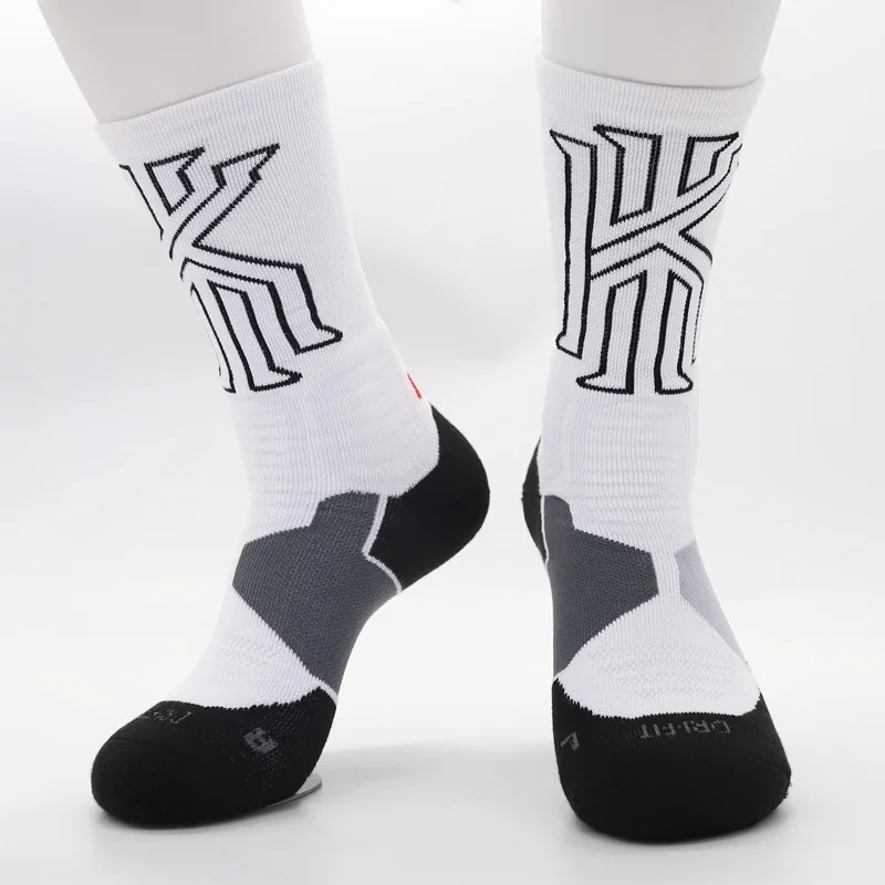 

High quality anti slip socks sport basketball gym socks absorb sweat mid calf crew zhejiang athletic socks, As the picture