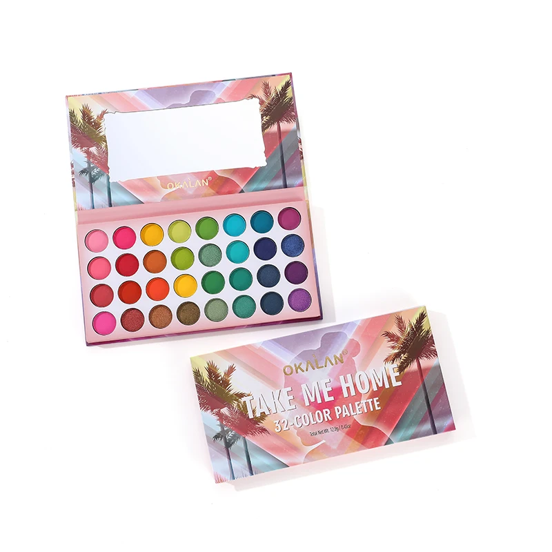 

Oem Odm Custom Private Label Vegan Waterproof Wholesale 32 Color Eye Shadow Eyeshadow Palette