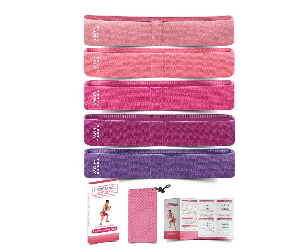 

New arrival Amazon stretch bands yoga Knitting band workout exercise