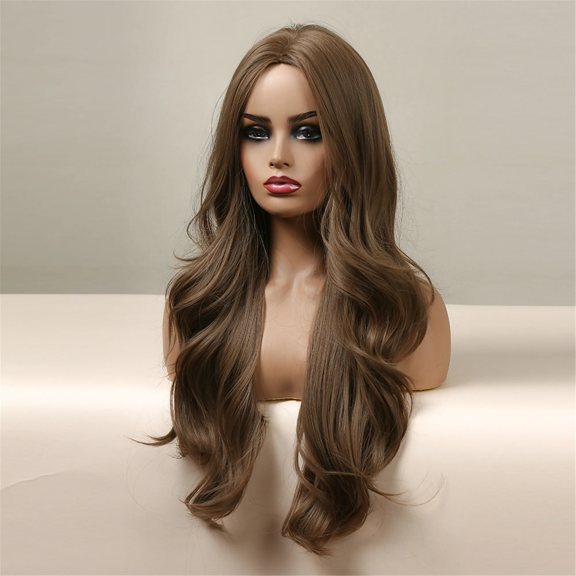 

BVR cheap heat Resistant Synthetic Wigs Without Lace Futura FIber Synthetic Hair Wigs