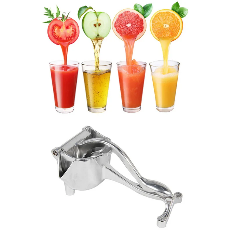 

Zogifts hot selling hand press mini portable apple pomegranate orange citrus lemon clip fruit manual juicers, Silver