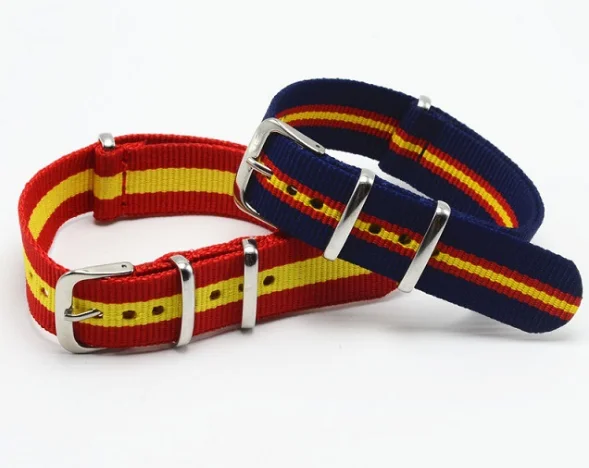 

New color sports men's and women's factory direct sales custom high quality best selling nylon watch strap, Multi colors