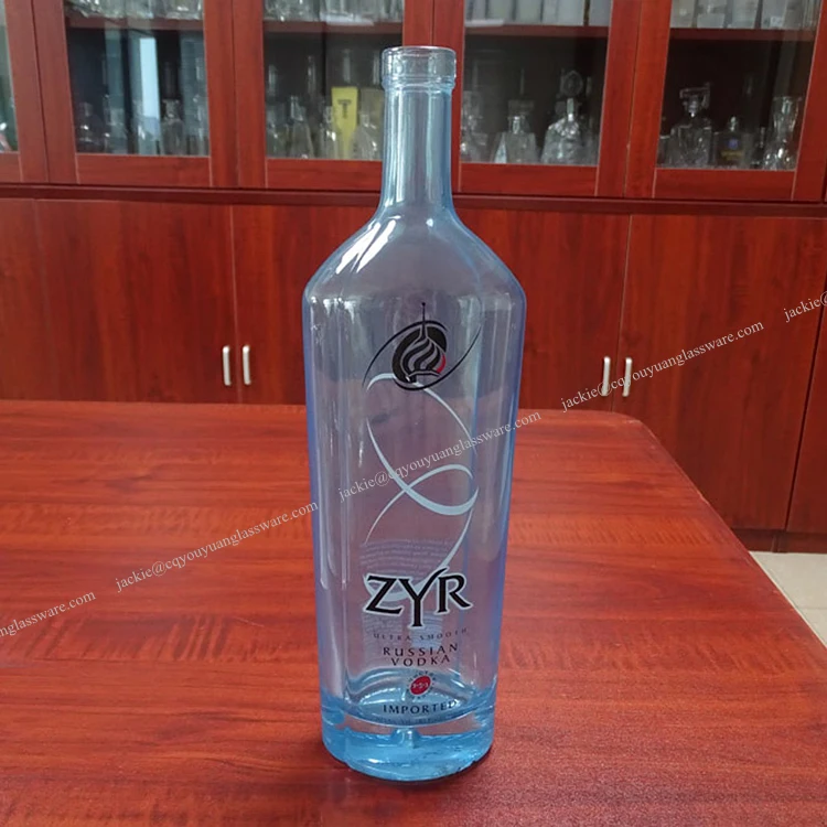Download Cheap Price Flat 750ml Vodka Cork Top Light Blue Glass Bottles - Buy Light Blue Glass Bottles ...