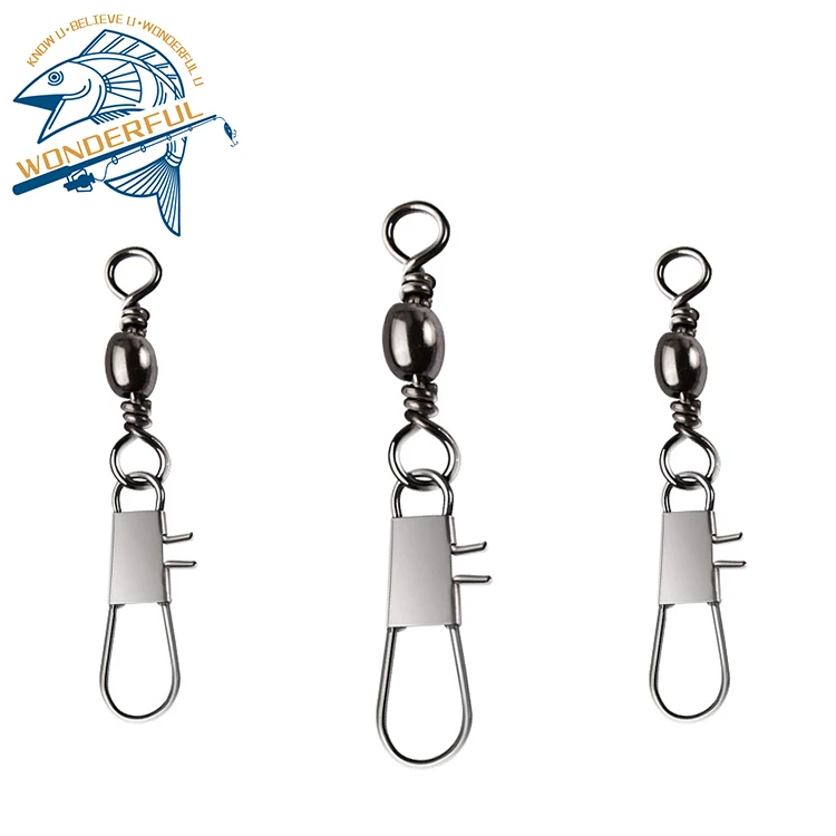 

In Stock Top Quality Customized Steel Connector Sea Fishing Swivel Snap Pin, Ome