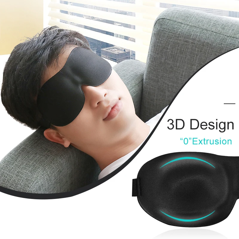 
Contoured softness 3D sleep eye mask for shift work and meditation 