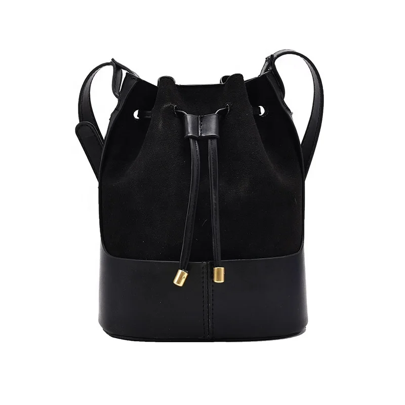 

Contrast Color Soft PU Women's Jacket Purse and Hand Bags Crossbody Chain Shoulder Small Bucket Ladies Bags Leather Handbags