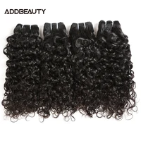 

Addbeauty Brazilian human hair water wave hair bundles, 8inch-26inch Brazilian water wave hair