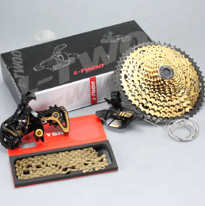 

Gold 12 Speed Goupsets Mountain Bike Group Set 11-50T 11-52T Groupset