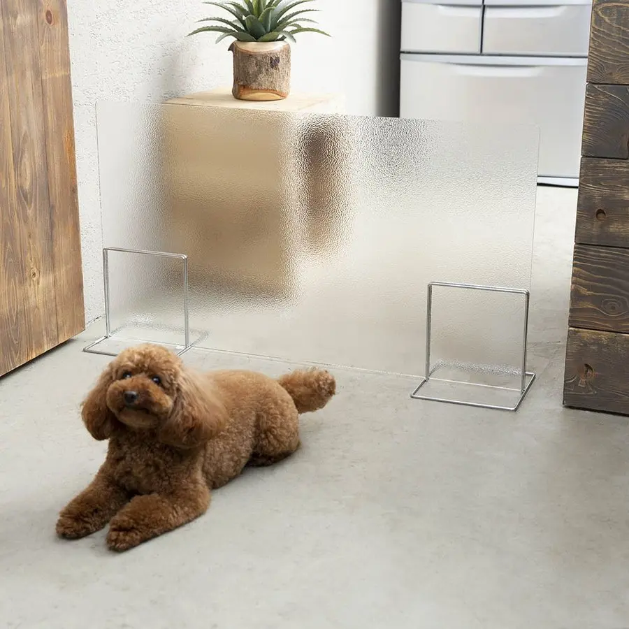 Vonvik Clear Acrylic Pet Gate Free Standing Acrylic Dog Barrier Buy
