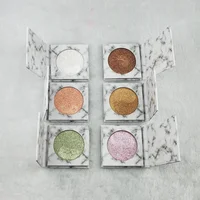 

marble palette highly pigmented pressed private label glow highlighter makeup