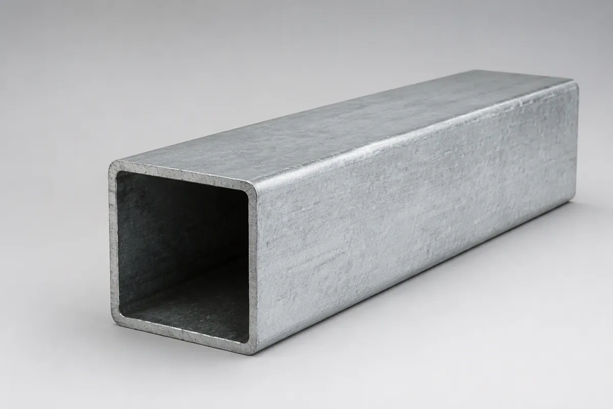 Hot Dip Galvanized Square Tube, grades Q235B / DX51D