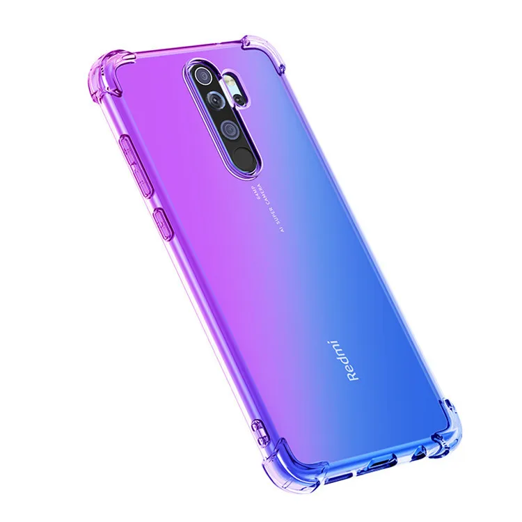 

Stock Wholesale Bulk Shockproof Antifall Soft Shell For Xiaomi Redmi 8a Gradient Color Mobile Phone Case