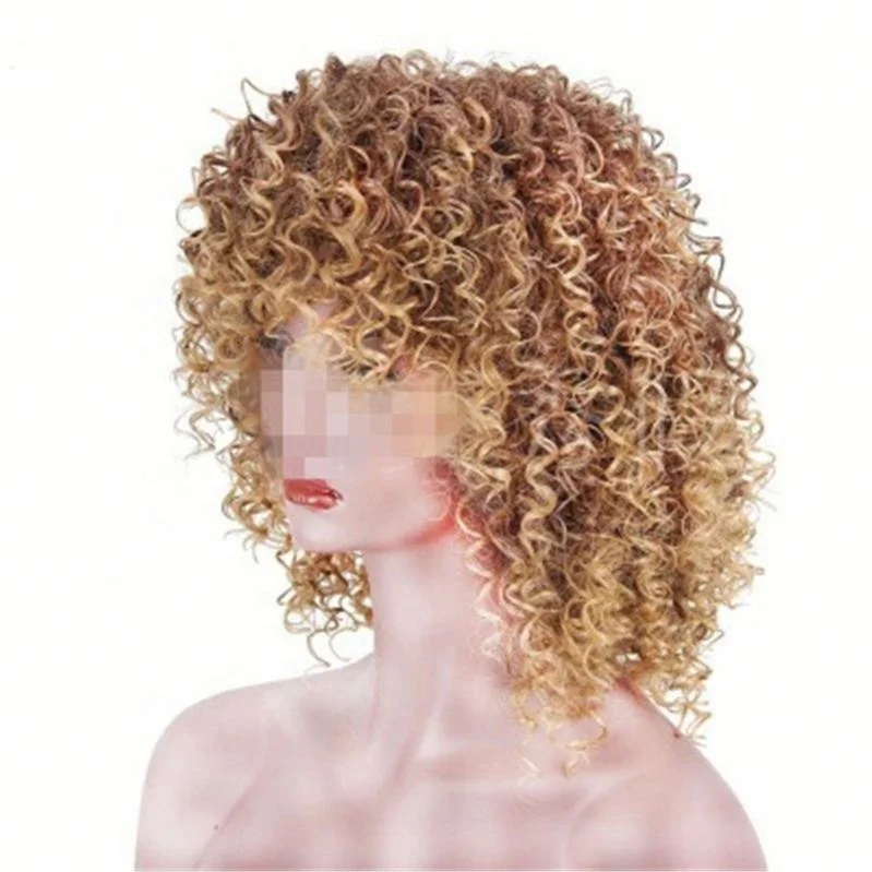 

fashion high quality sexy women Wig female african short hair curly hair wig