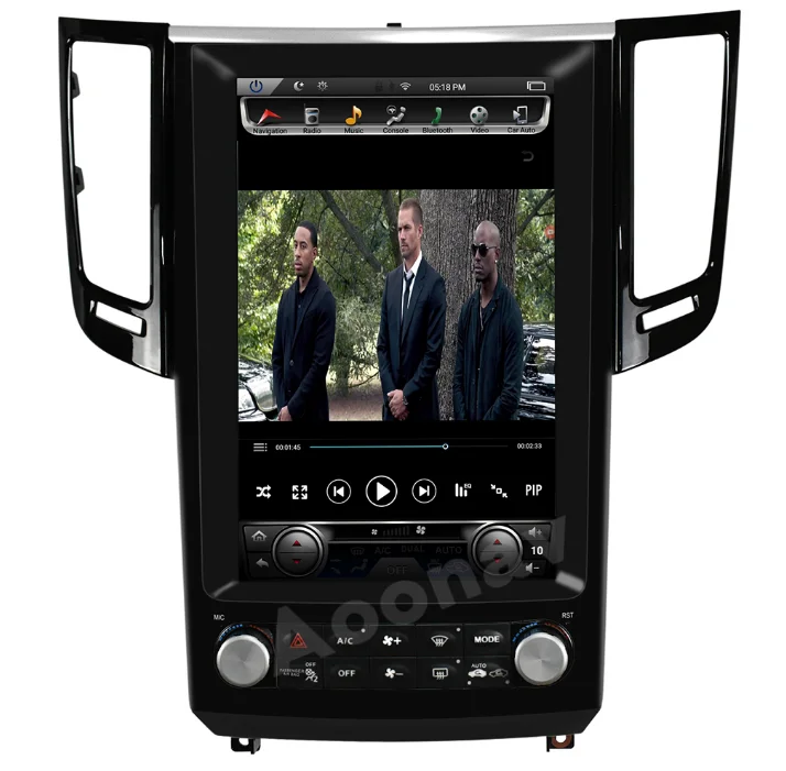 

AOONAV Tesla Screen Android 9.0 PX6 For Infiniti G37 G35 G25 G37S Car multimedia Stereo player Car autoradio GPS Navi Head unit