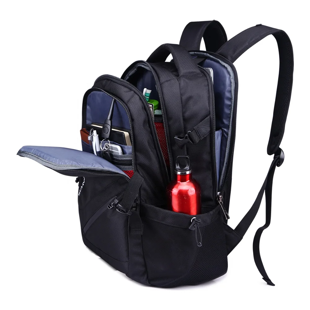 

Factory Direct Wholesale Laptop Backpack with USB Charging Port and Luggage Strap Polyester Customized Fashion Unisex Nylon 300
