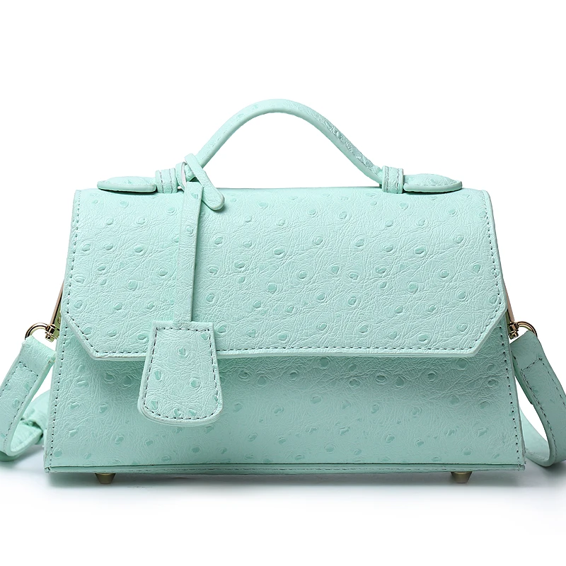 

2020 New Design Ostrich Skin Pattern Shoulder Bag Python Leather Clutch Phone Wallets Ladies Handbags, Black,blue,green,pink,yellow,oem
