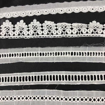 white cotton lace trim