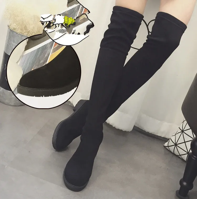 

Custom Logo Ladies over Knee High Heels Boots Shoes for Woman
