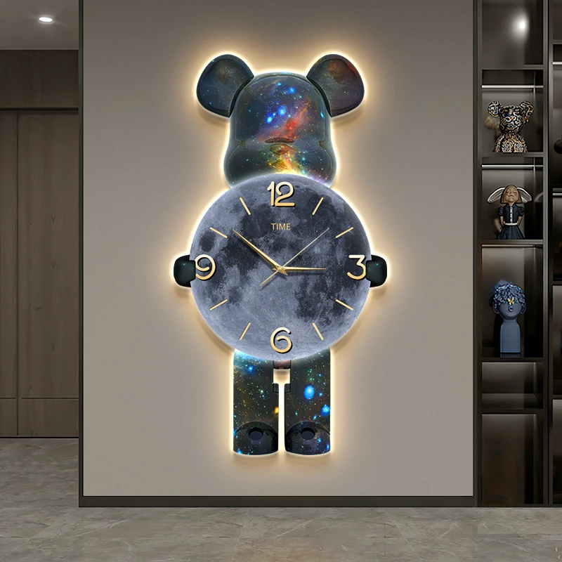 Light Luxury Crystal Porcelain Painting Led Home Decor Bedroom Canvas Support Base Still Life Art Modern Design