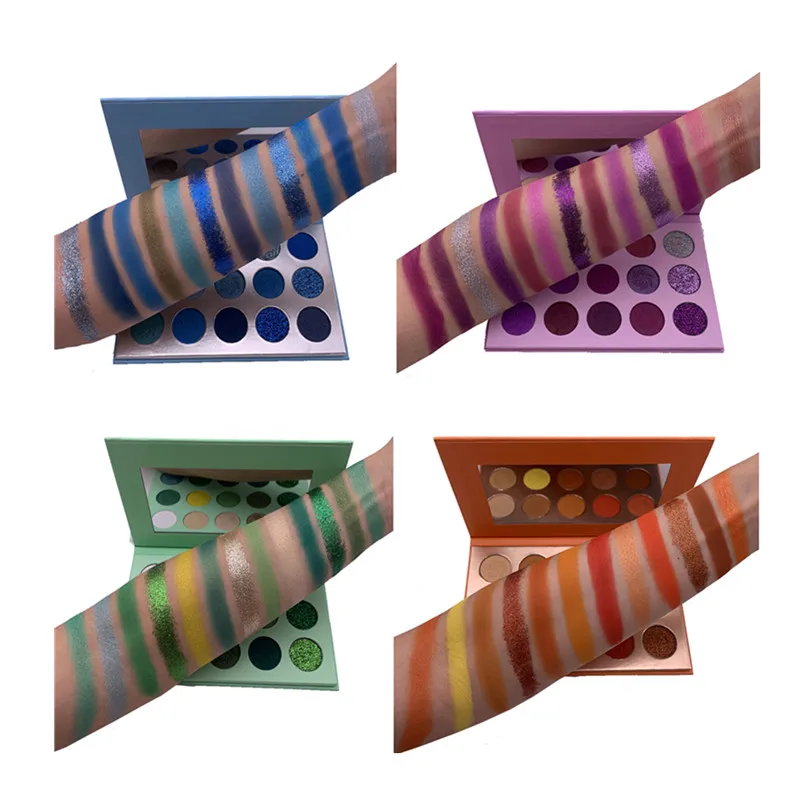 

Wholesale cosmetics unique makeup 18 nude color eyeshadow palette