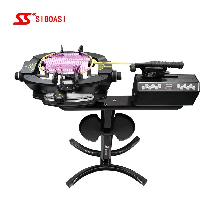 

Dual use badminton stringing machine with new automatic clamp S516, Black