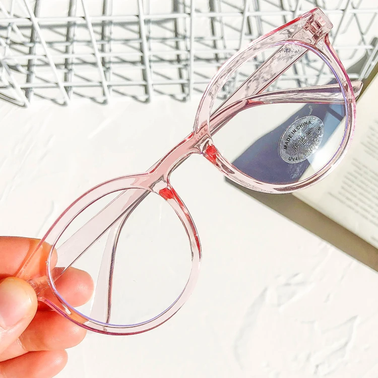 

SKYWAY Hot Selling Round Pink Frame Kids Blue Light Blocking Computer Glasses Frames
