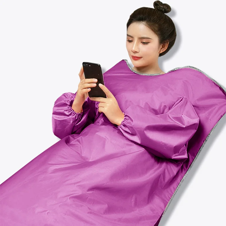 

New Arrivals 2022 Sauna Sweat Suits For Weight Loss Thermal Blanket Slimming Far Infrared Sauna Blanket, Purple,pink,orange,silver