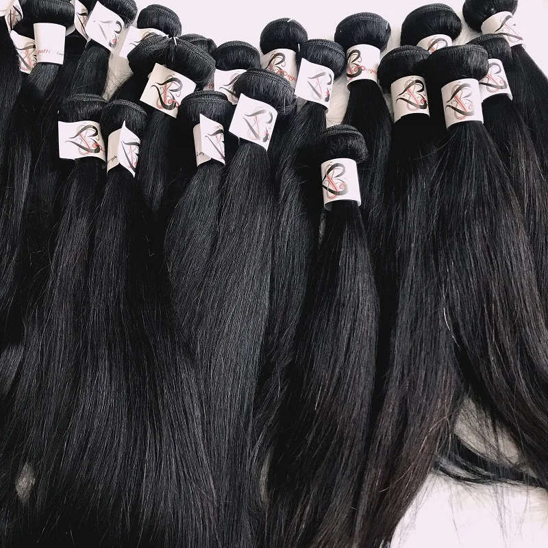 

100% Human Hair Extension Raw Indian Hair Bundle,Human Hair Weave Bundle,Unprocessed Virgin Raw Indian Hair Vendor, Accept customer color chart