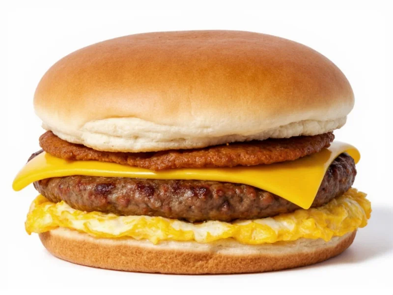 McDonald's Sausage McMuffin with Egg: 480 Calories