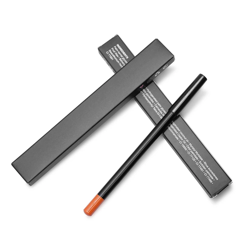 

Wooden 21color lip liner Lip liner 3 in 1 function Eyeliner and eyebrow line available 21 color lip pencil lipstick pen