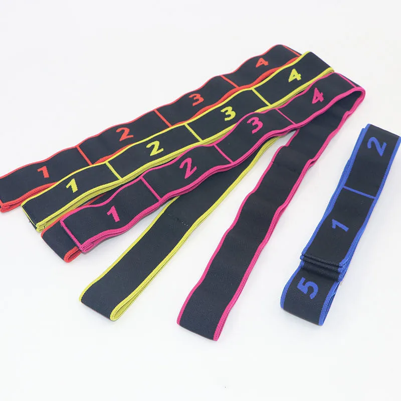 

Hot sale Stretching Exercise Bands Workout Fitness Training Elastic Resistance Rope for yoga and Latin dance, Customized color