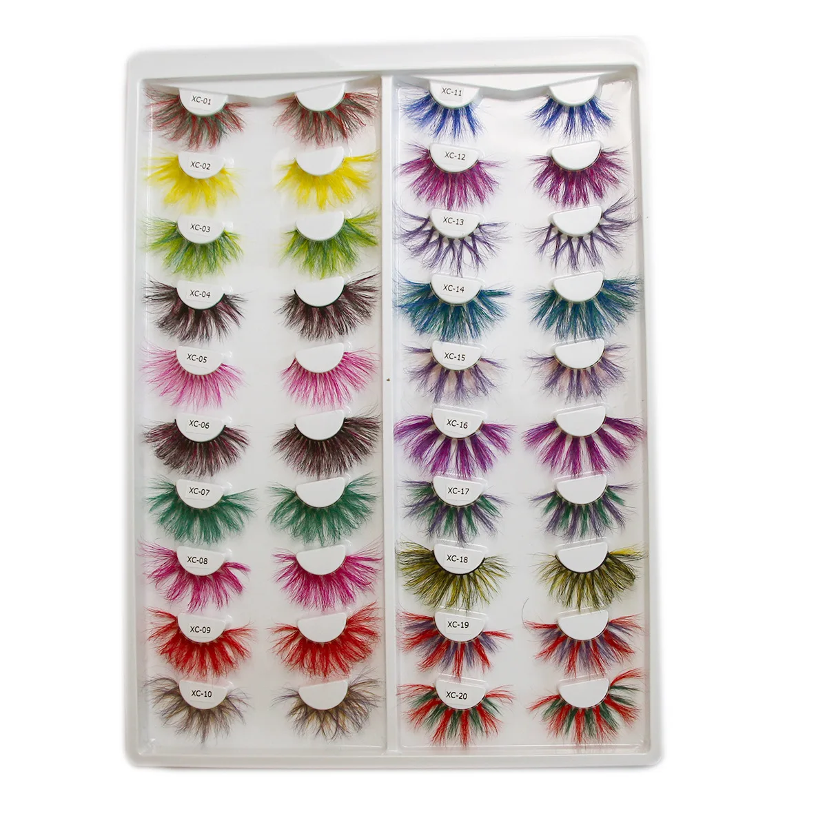 

Wholesale Eshinee 8D Mink Lashes Vendors 25 mm Mink Lashes 25mm Colored Eyelashes With Custom Packaging Your Own Logo