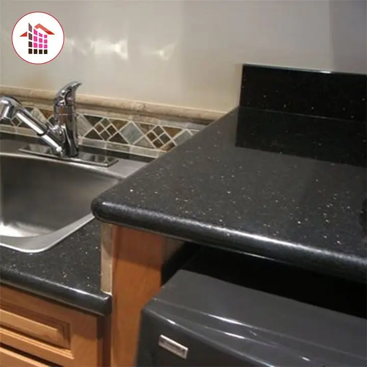 Bán buôn giá cả cạnh tranh tự nhiên được đánh bóng đen ấn độ galaxy granite