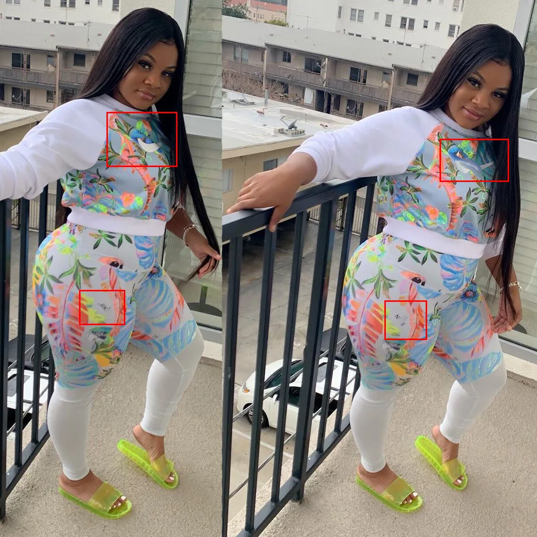 

WW-1346 Women's Clothing Box Printing Micro Soft Thick Positioning Two-piece Close 2 Piece Fluffy Set Women Clothing, Customized color