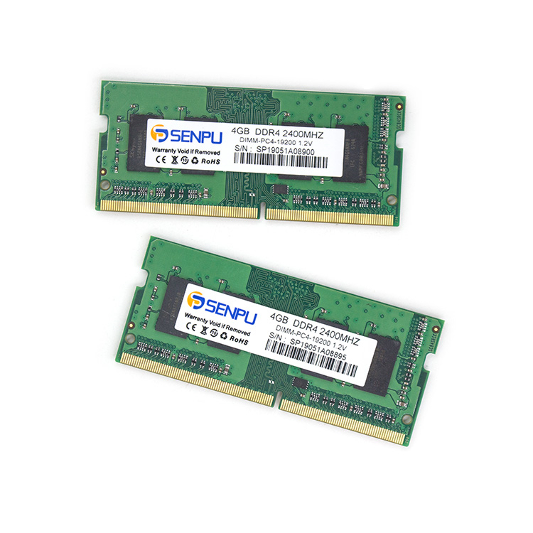 

Small 1.2V PC4 2133 2400 speed laptop ram 8gb DDR4 SODIMM, Green, black