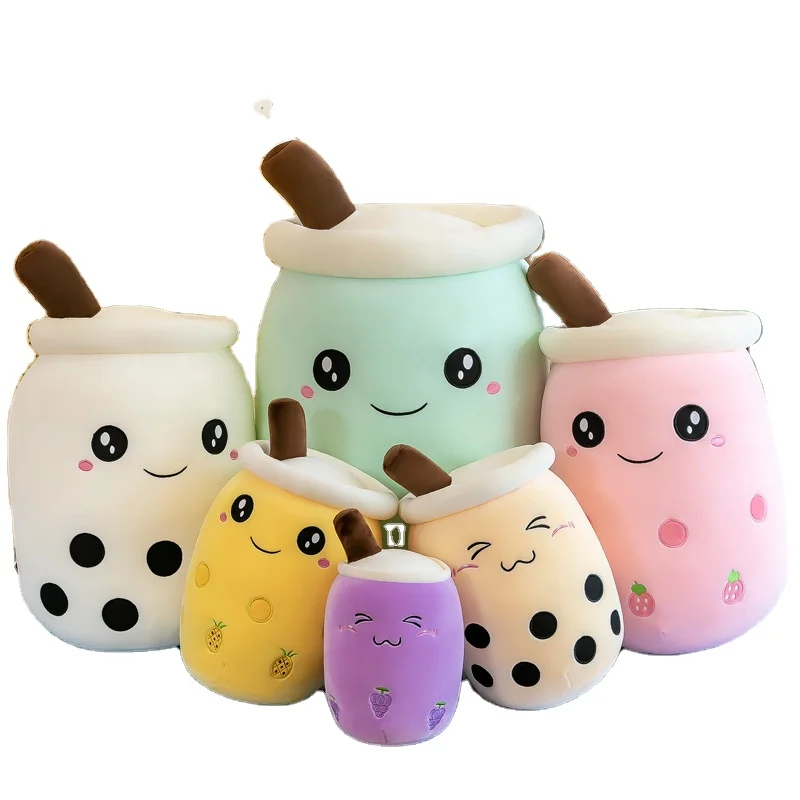 

Wholesale Milk Tea Cup Plush Play Toy Boba Milk Tea Plush Toy Bubble Milk Tea Plush